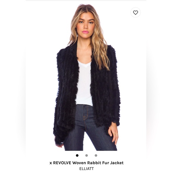 100% rabbit fur cardigan-Elliatt/Revolve exclusive - Picture 1 of 11